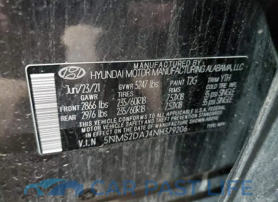 5NMS2DAJ4NH379206# 14