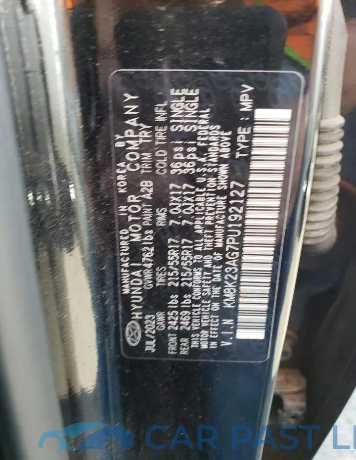 KM8K23AG7PU192127# 13