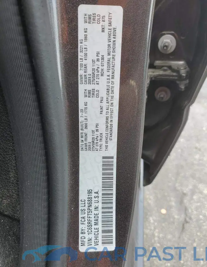 1C6SRFFT5PN688195# 12