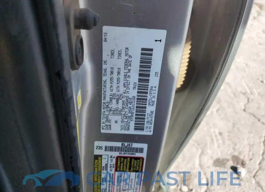 5TFRM5F18JX131260# 13