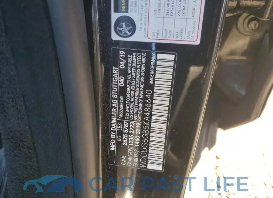 WDDUG6GB5KA486640# 12