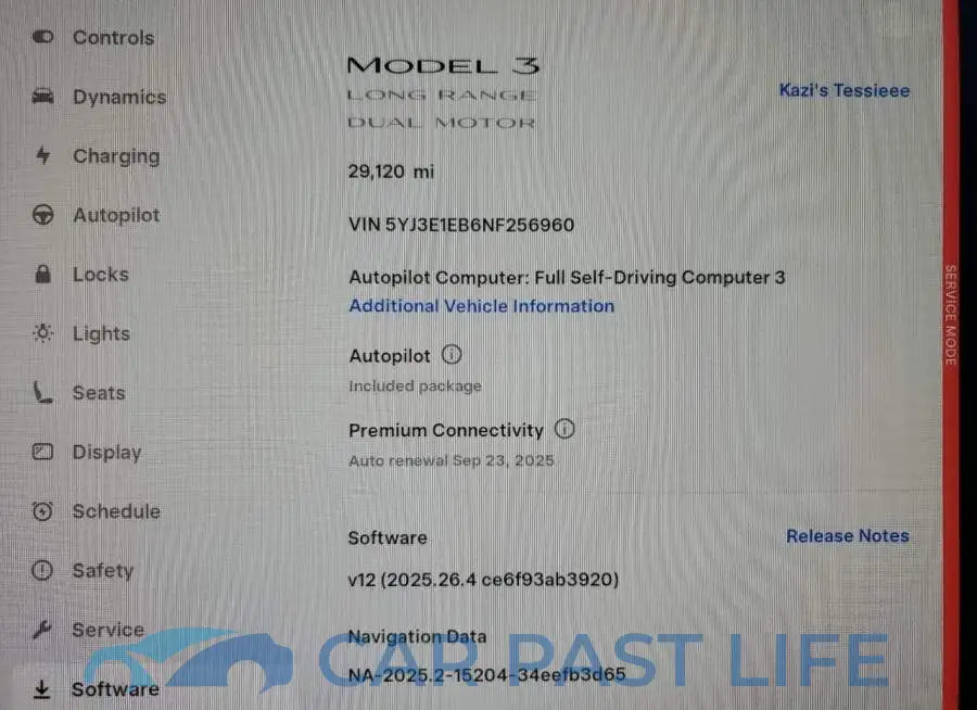 5YJ3E1EB6NF256960# 9