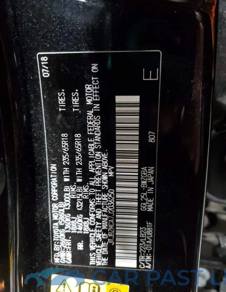 JTJBZMCA7J2036250# 13