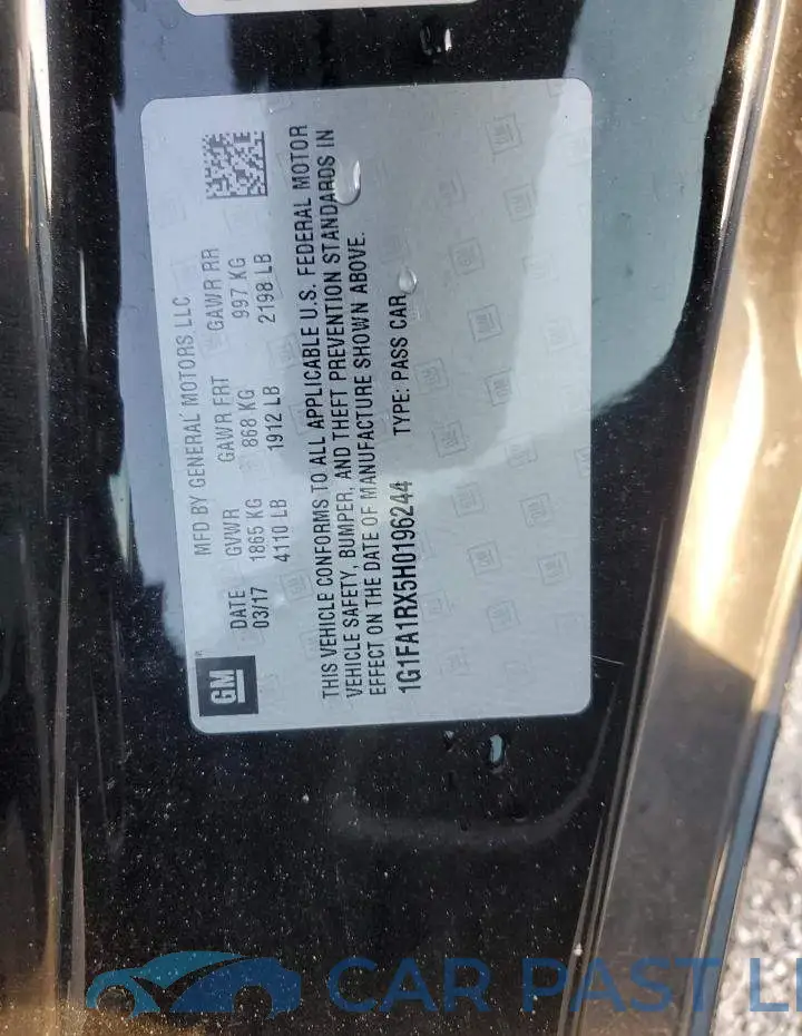 1G1FA1RX5H0196244# 12