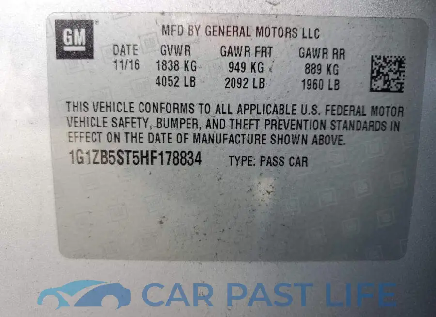 1G1ZB5ST5HF178834# 12