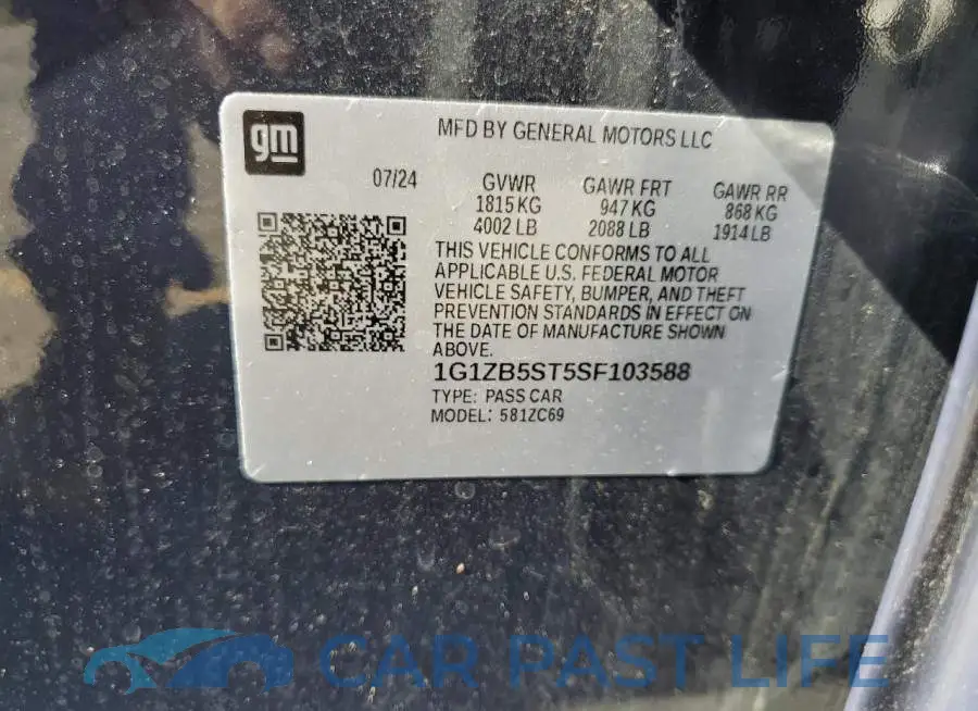 1G1ZB5ST5SF103588# 12