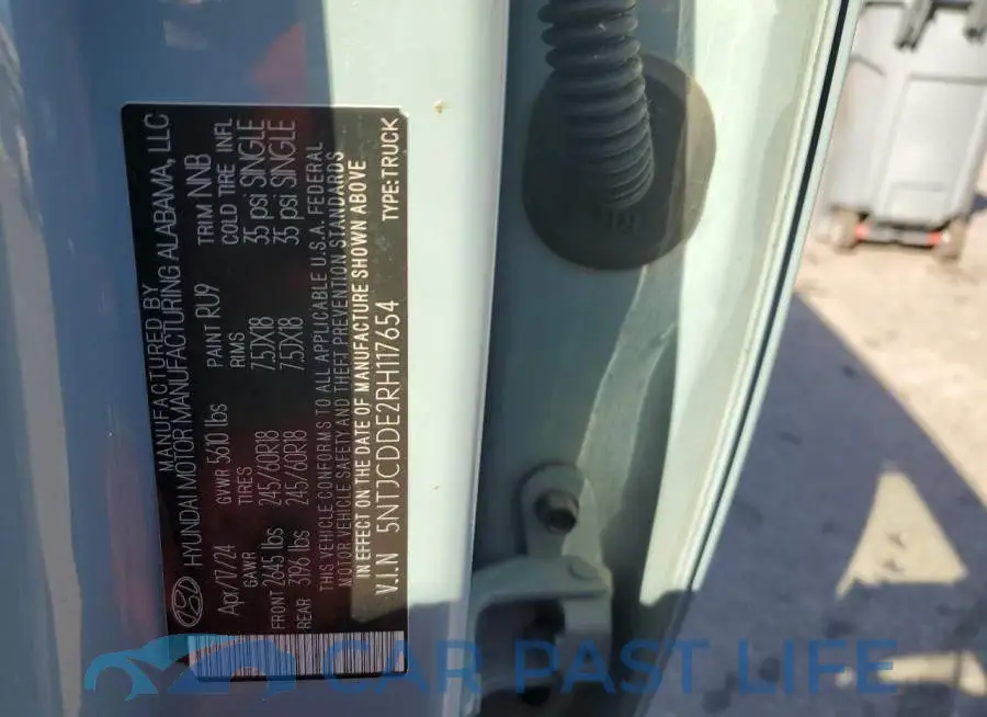 5NTJCDDE2RH117654# 13