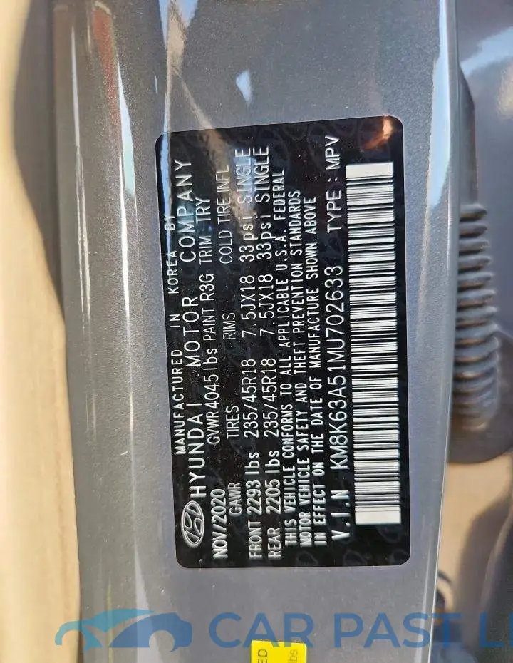 KM8K63A51MU702633# 14