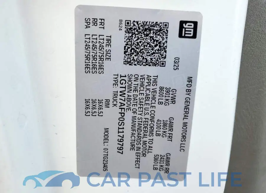 1GTW7AFP0S1179797# 13