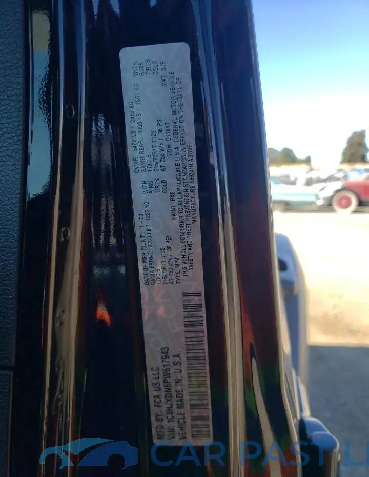 1C4HJXDN6PW617943# 12