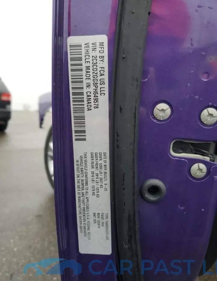 2C3CDZGG8PH649578# 13