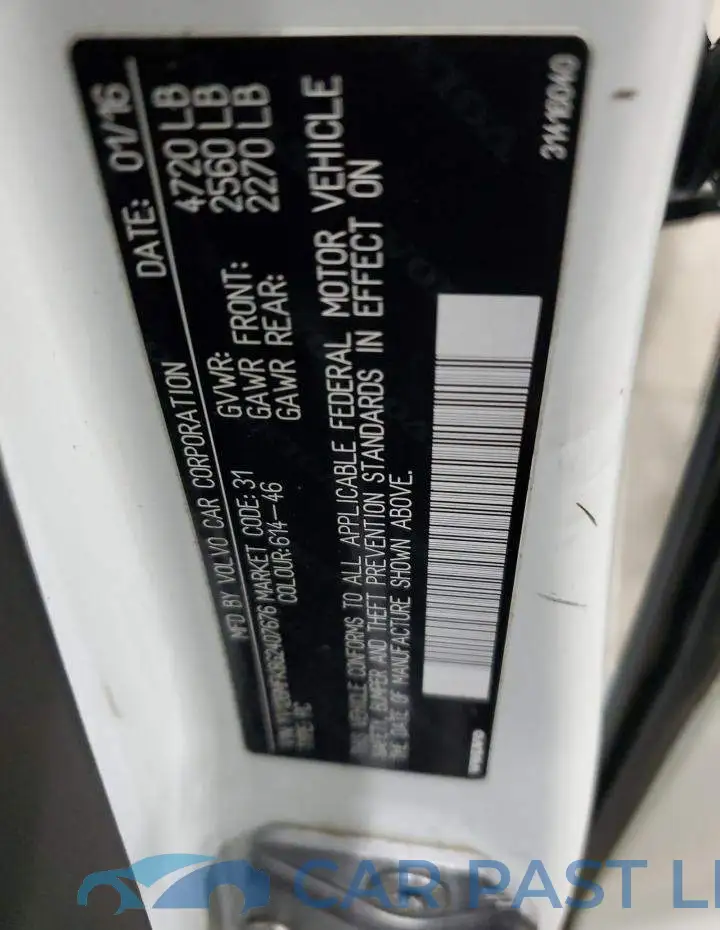 YV126MFK8G2407676# 12