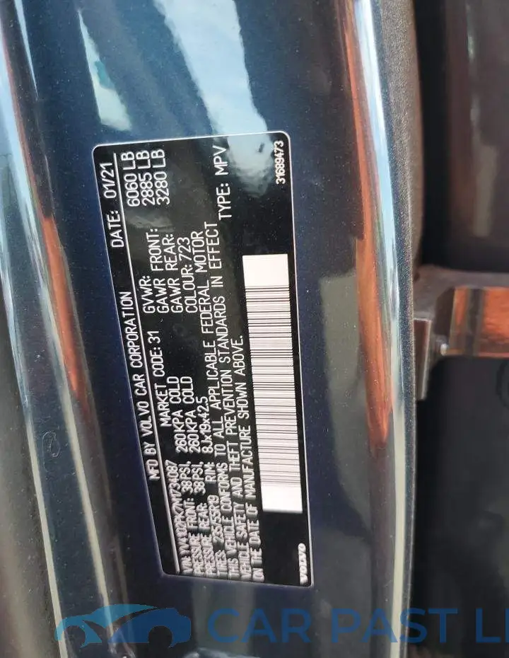 YV4102PK7M1734087# 13