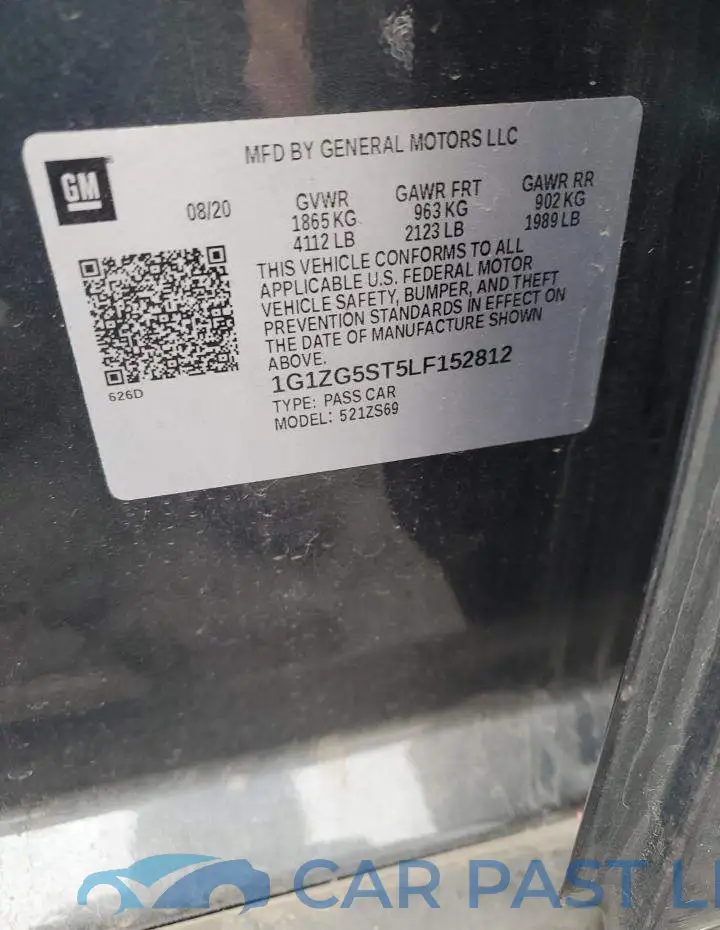 1G1ZG5ST5LF152812# 12