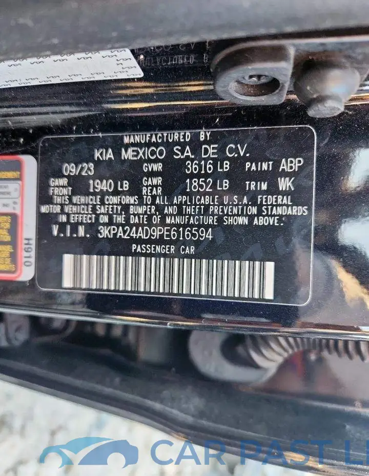 3KPA24AD9PE616594# 12