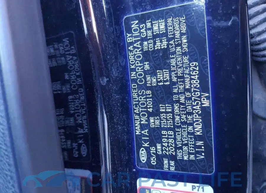 KNDJP3A57G7384629# 12