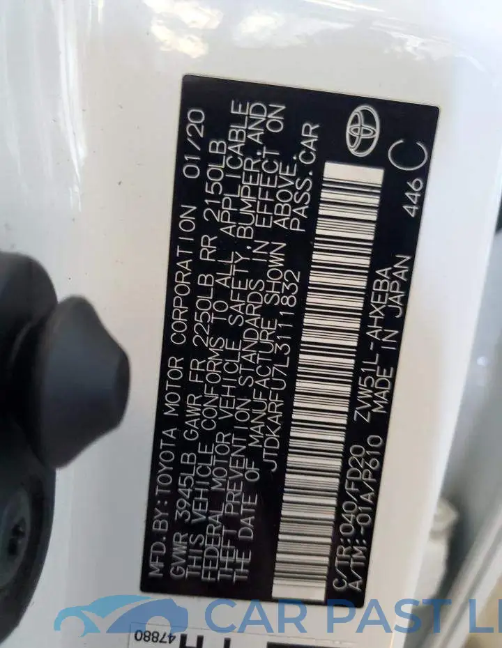 JTDKARFU7L3111832# 13