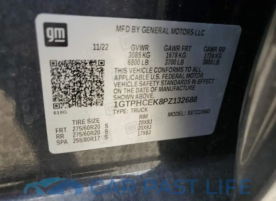 1GTPHCEK8PZ132688# 12