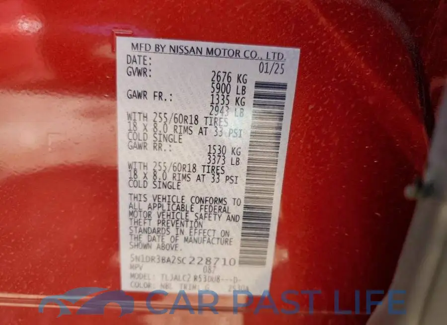 5N1DR3BA2SC228710# 13