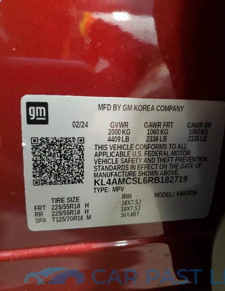 KL4AMCSL6RB182719# 13