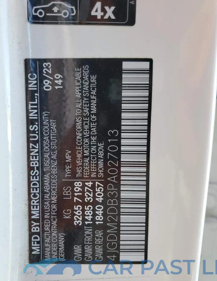4JGDM2DB3PA027013# 14