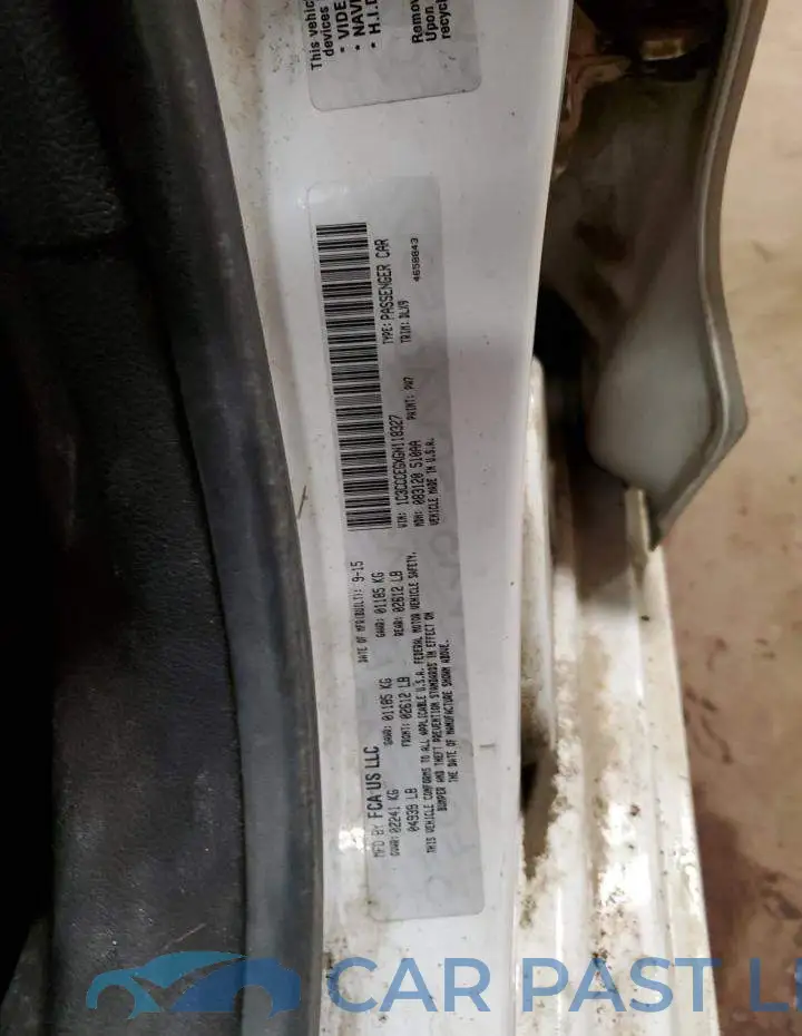 1C3CCCEGXGN118327# 12