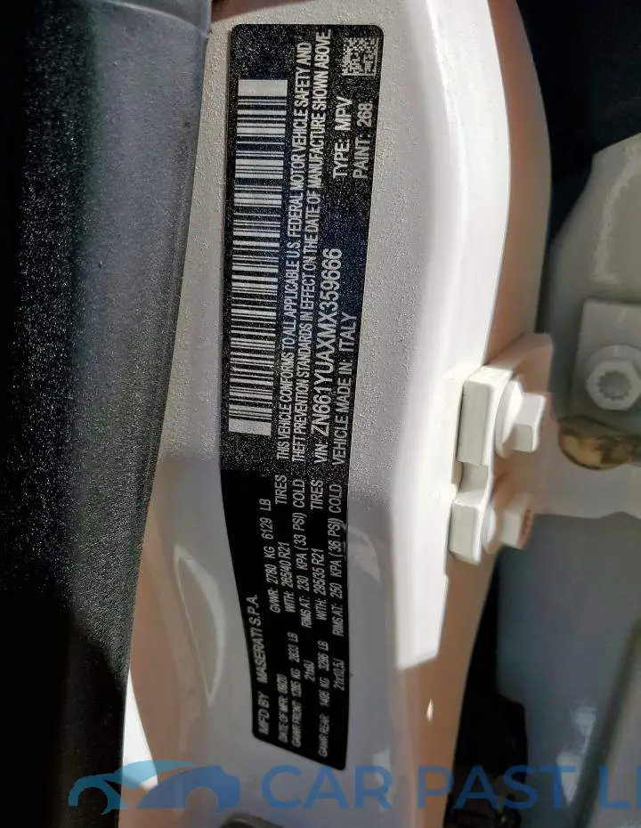 ZN661YUAXMX359666# 12