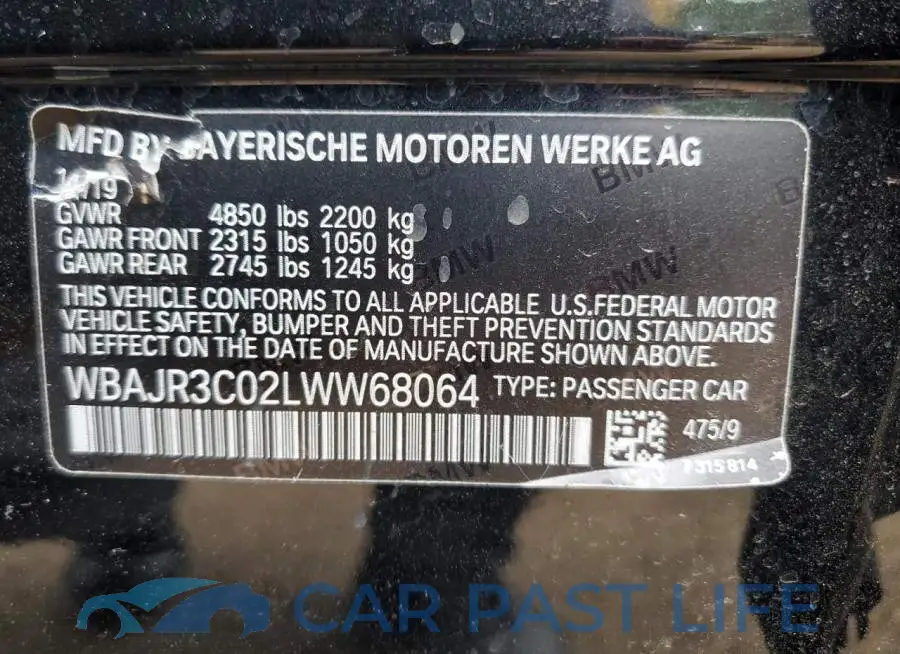 WBAJR3C02LWW68064# 13