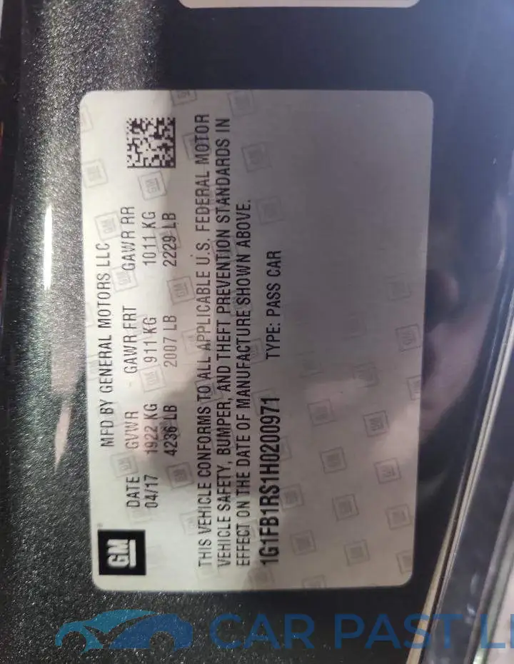 1G1FB1RS1H0200971# 12