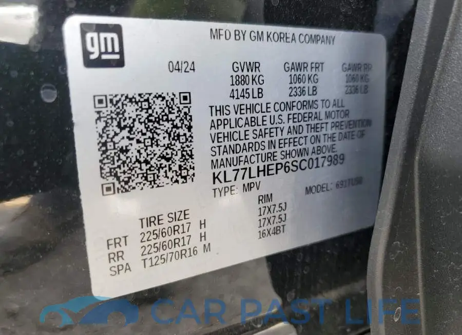KL77LHEP6SC017989# 12
