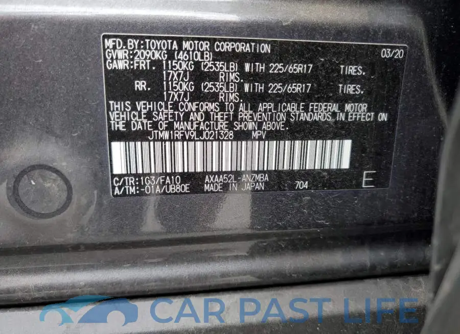 JTMW1RFV9LJ021328# 13