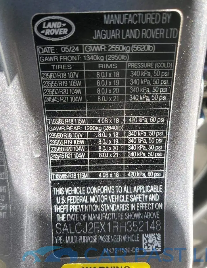 SALCJ2FX1RH352148# 13