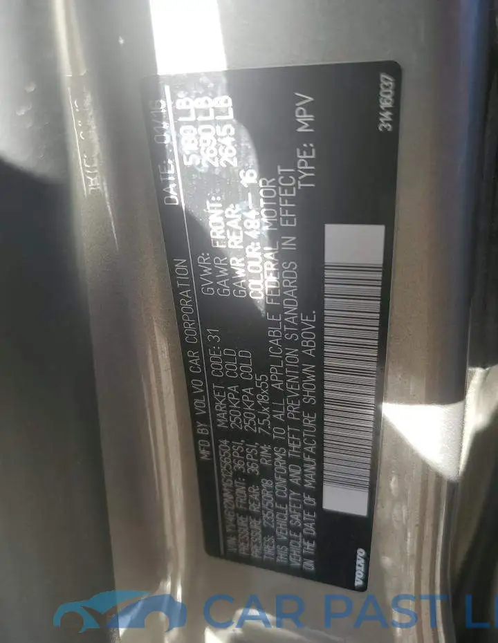 YV4612NM1G1256504# 12
