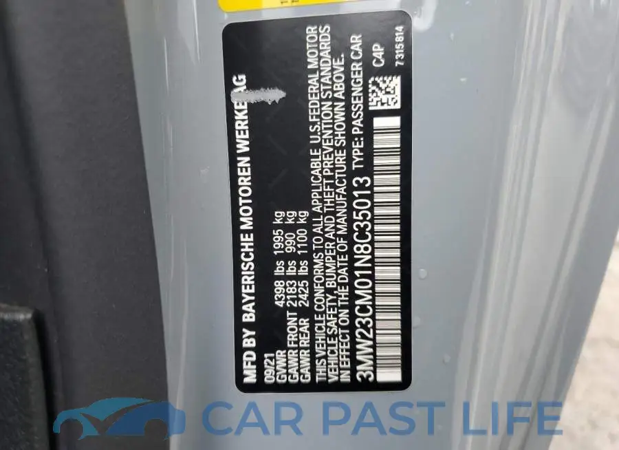 3MW23CM01N8C35013# 12