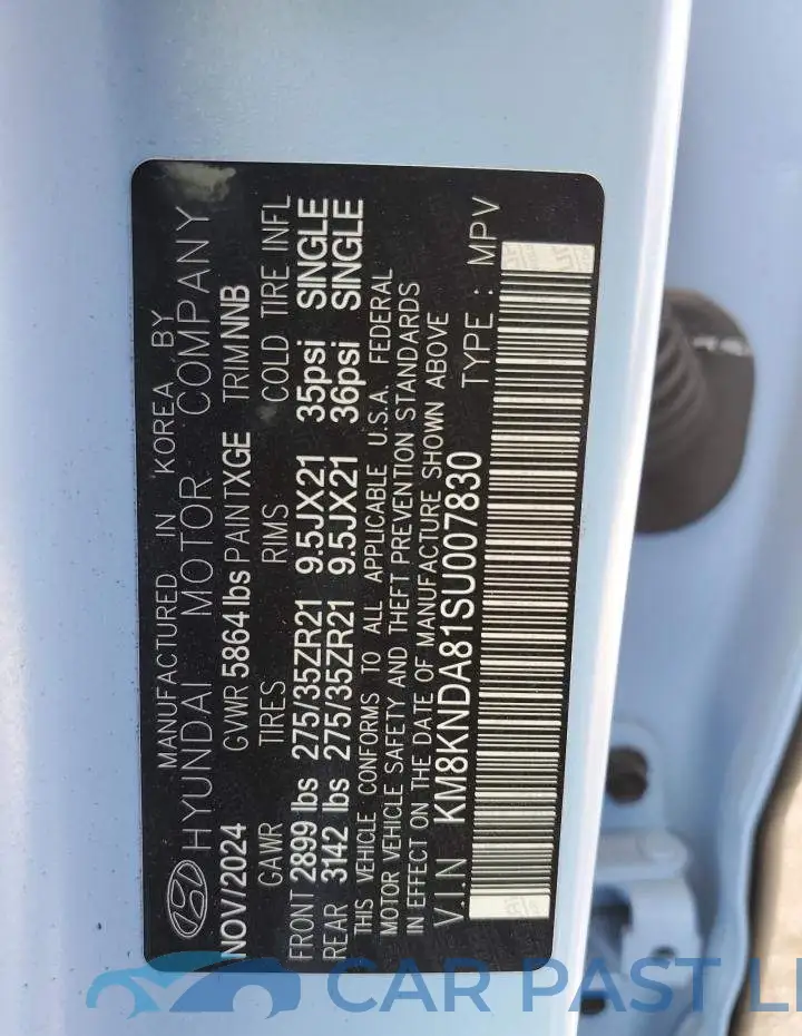 KM8KNDA81SU007830# 14