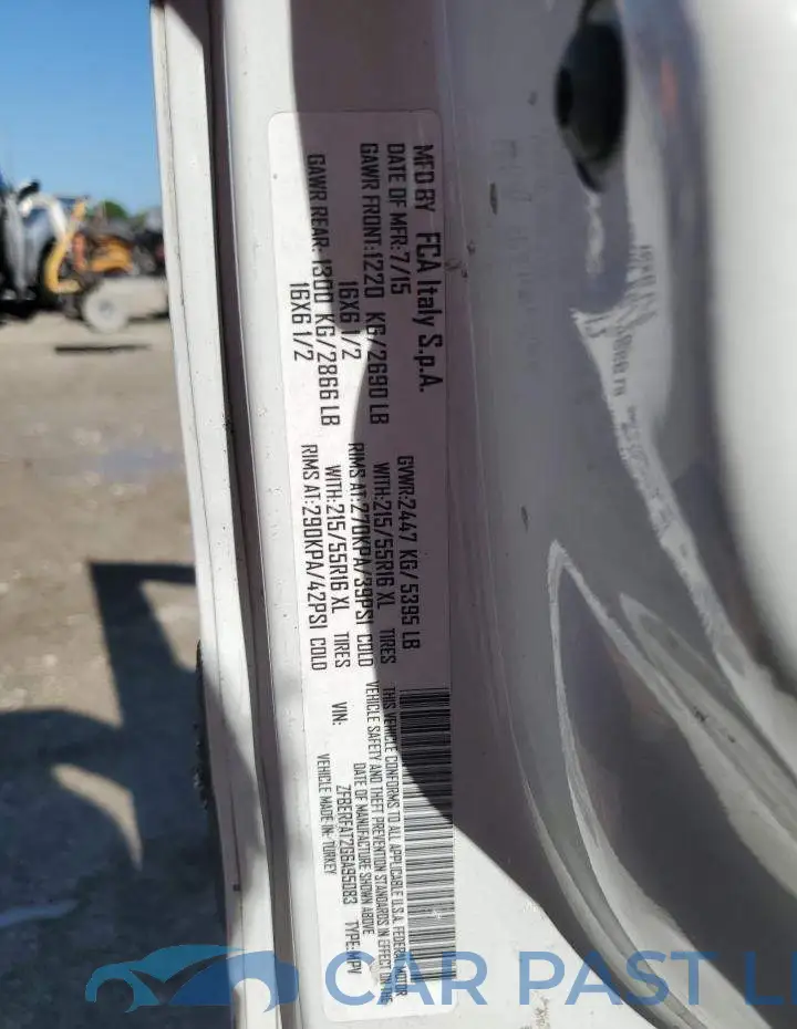 ZFBERFAT2G6A95083# 13