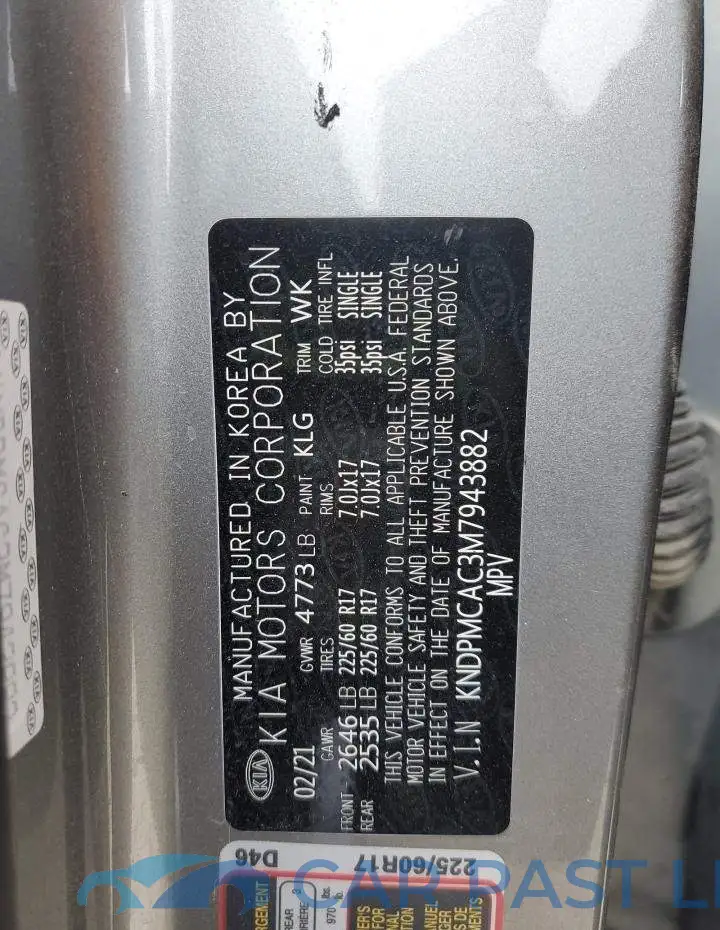 KNDPMCAC3M7943882# 13