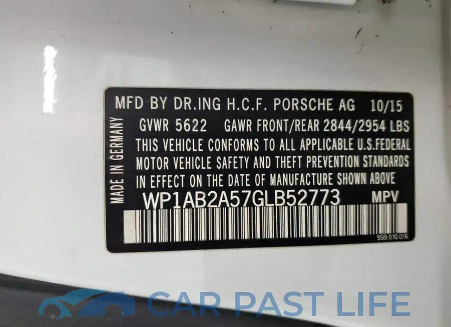WP1AB2A57GLB52773# 13