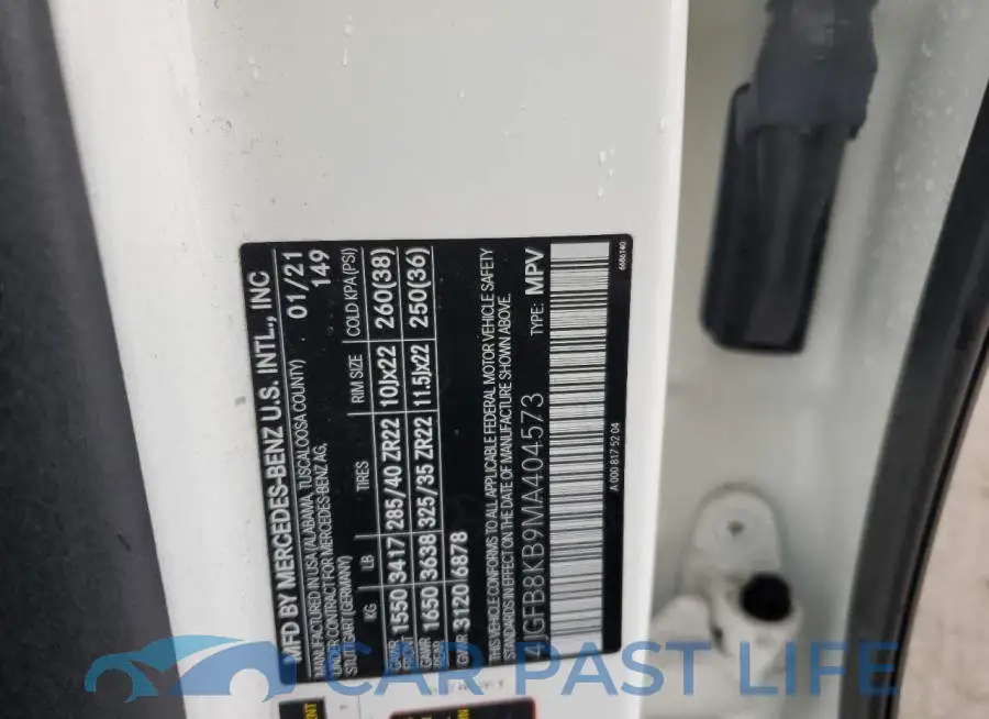 4JGFB8KB9MA404573# 14