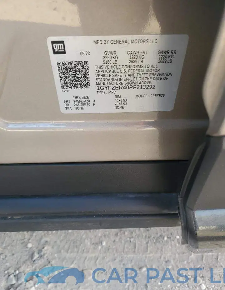 1GYFZER40PF213292# 12
