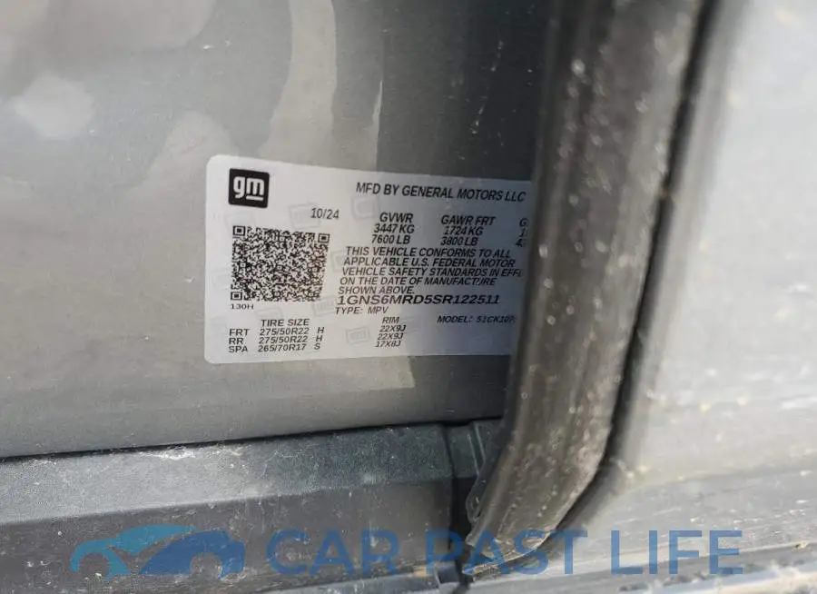 1GNS6MRD5SR122511# 13