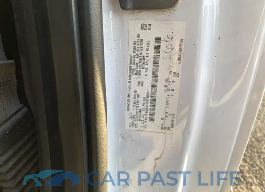 1FDUF5GT7HEC49273# 10