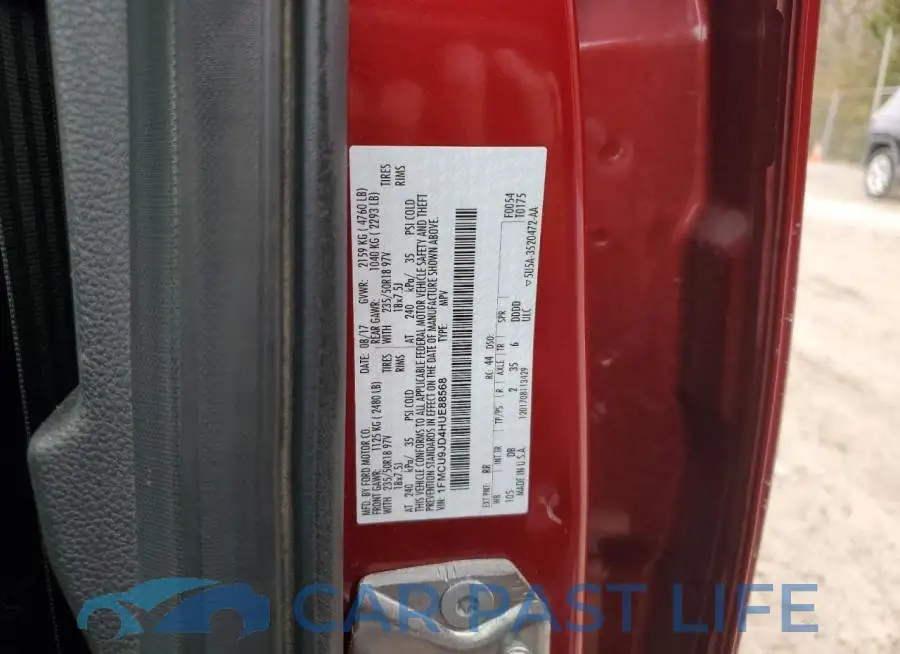 1FMCU9JD4HUE88568# 13
