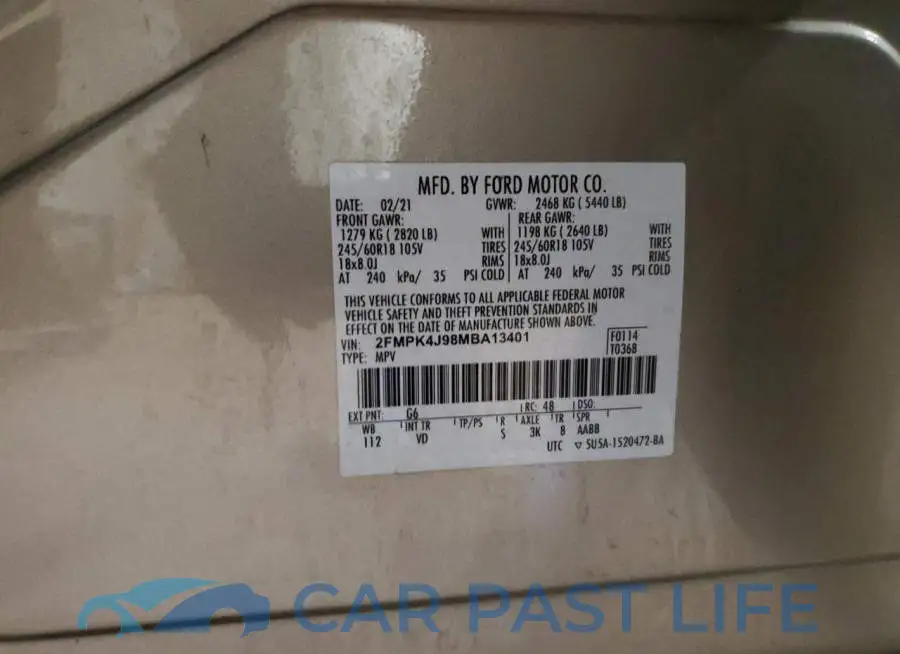 2FMPK4J98MBA13401# 13