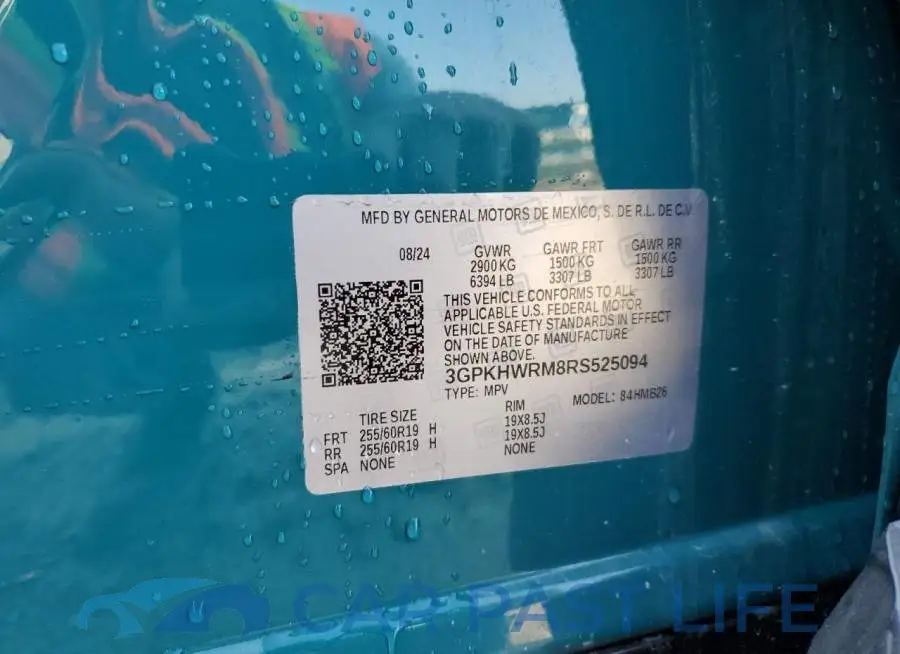 3GPKHWRM8RS525094# 14