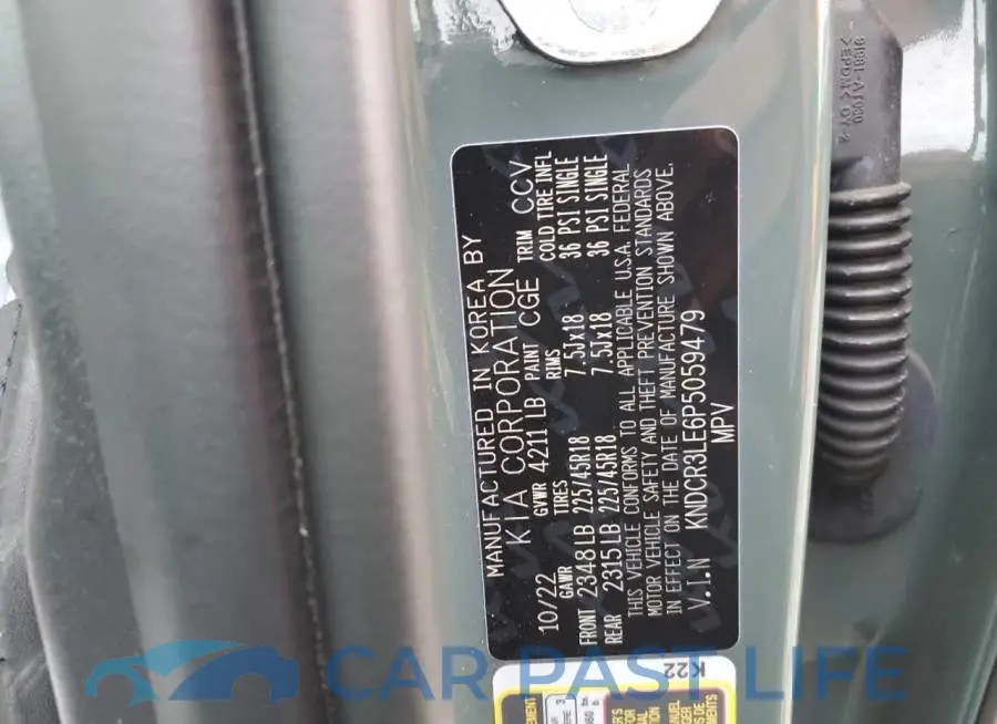 KNDCR3LE6P5059479# 14