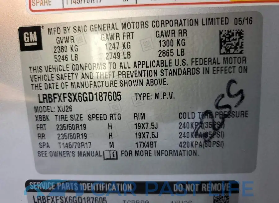LRBFXFSX6GD187605# 13