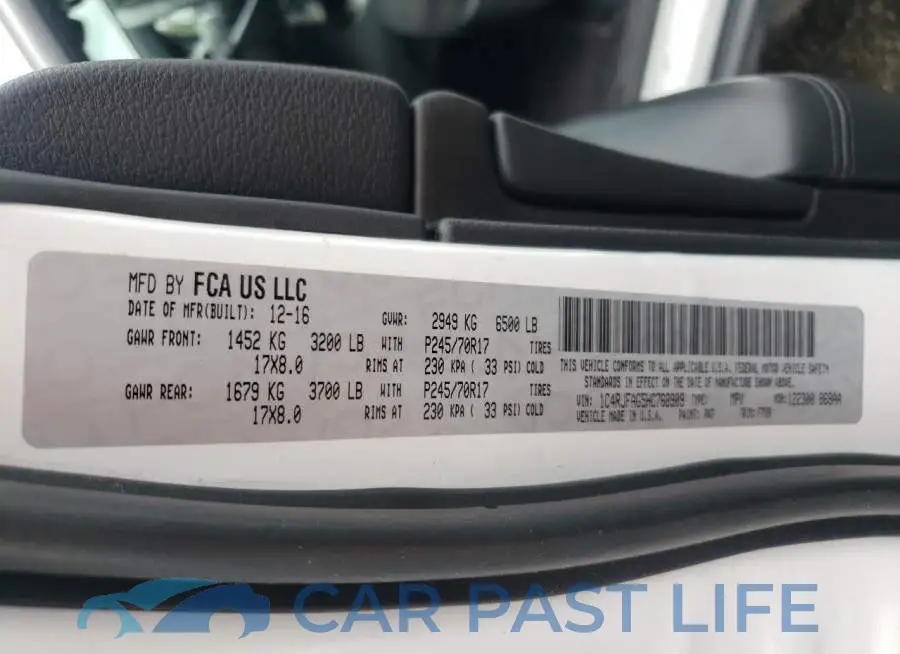 1C4RJFAG5HC768909# 13