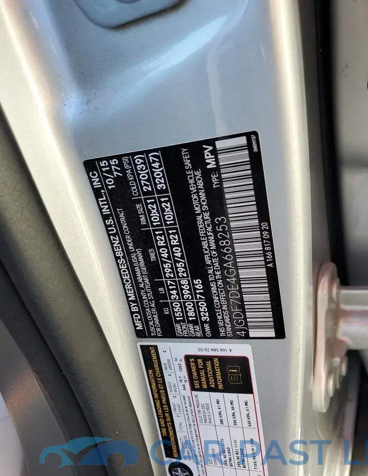4JGDF7DE4GA668253# 13