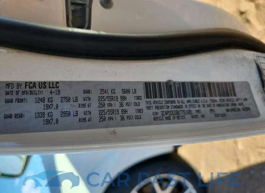 3C4PDDEG6KT751691# 13